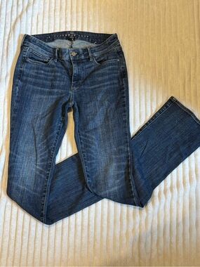 White House Black Market Women's Dark Indigo Bootcut Jeans